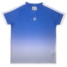 SikSilk S/S Raglan Fade Straight Hem Tee - Blue/Ice Grey