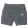 SikSilk Pleated Smart Shorts - Black/White Dogtooth