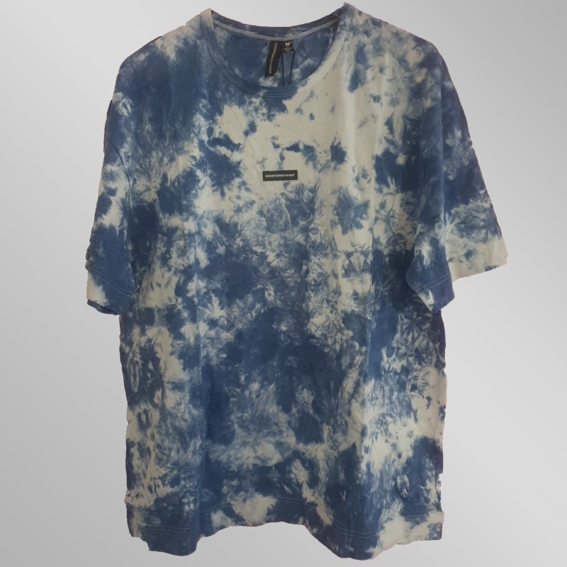 Tie Dye Blue and White Tee