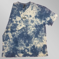 Tie Dye Blue and White Tee