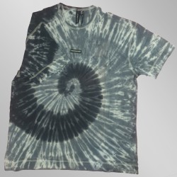 Tie Dye Blue and White Tee