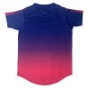 SikSilk Marl Fade Panel Tech Tee - Neon Blue